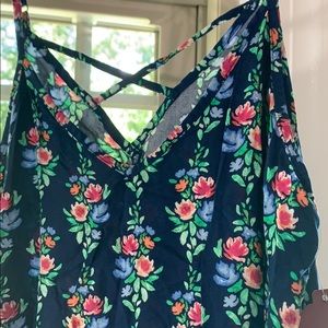 SO navy floral sun dress ☀️